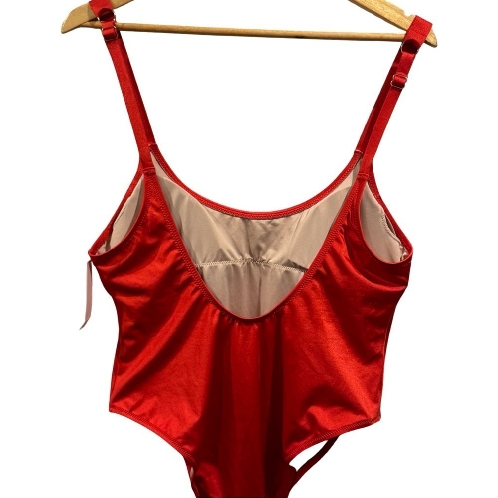 Victoria Secret NWT Bling strap red cheeky One piece Size L - Picture 5 of 9
